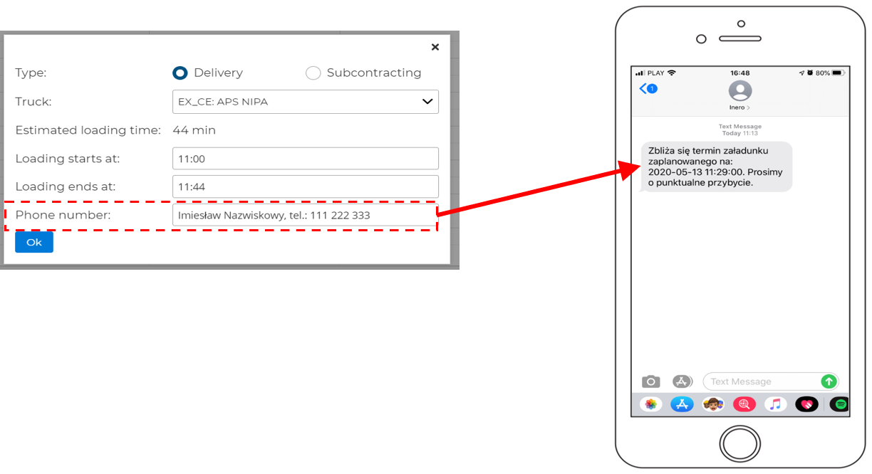 visualisation of push notification