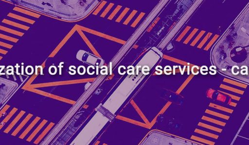 banner presenting blog post about social care services